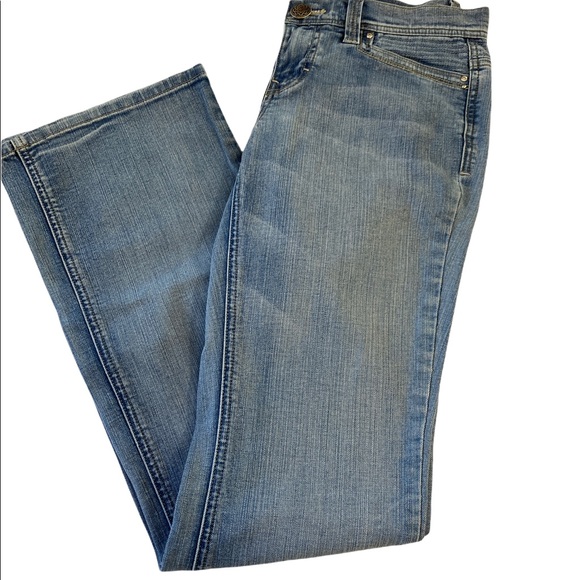 WHBM NOIR BOOT LEG JEANS 2R - Picture 1 of 11